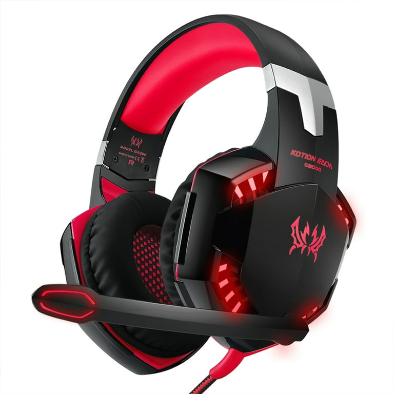 KOTION EACH G2000 3.5mm Gaming Headset Noise Reduction for PC with Audio Adapter Cable