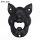 thumbnail image 2 of Wall-Mounted Cast Iron Bottle Opener with Pig Design, 2 of 5