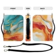 thumbnail image 5 of Kuiaobaty Marble Pattern Faux Leather Bible Cover Case Bible Carrying Book Case Durable Church Bag Bible Bag Bible Protective with Handle & Shoulder Strap Gift for Women Men, M, 5 of 7