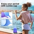 thumbnail image 3 of CondFun  Medical Silicone Menstrual Collector No Leak Safe Comfortable Women Menstrual Supply # L, 3 of 5