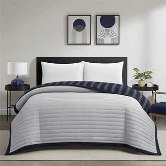Mainstays Microfiber Reversible Quilt, Full/Queen, 86x90 Inches