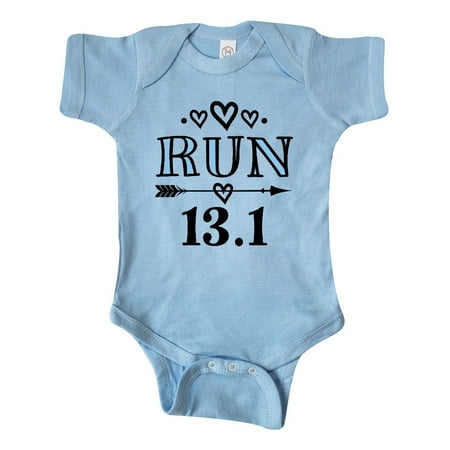 Running Half Marathon Run Infant Creeper