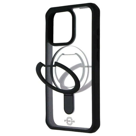 ITSKINS HYBRID-R CASE FOR IPHONE 15 PRO (6.1") - 100% RECYCLED MATERIALS - MAGSAFE COMPATIBLE - STAND SERIES