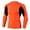 Orange, variant on Aqestyerly Men's Quick-Dry Long Sleeve Top Sportswear Lightweight Casual Running Fitness Shirt for Outdoor HWRETIE