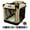 Beige, variant on EliteField 3-Door Folding Soft Dog Crate with Carrying Bag and Fleece Bed (2 Year Warranty), Indoor & Outdoor Pet Home
