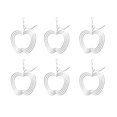 thumbnail image 1 of Paquete de 6 molinillos de viento de sublimación de 10 pulgadas en blanco para colgar, regalo de Navidad para Navidad, color blanco, 1 of 5
