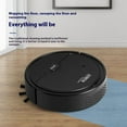 thumbnail image 3 of Robotic Vacuum Cleaner, Sweeping Robot, With Sweeping and Dragging, Intelligent Sensing Barrier, Rotating Brushes, Robot Vacuum for Hardwood Floors, Carpets & Pet Hair, 3 of 7