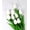 White, variant on Tulips Artifical Flowers Real Touch Faux Tulip Stems PU Tulip Bouquet for Home Office Easter Spring Wreath Wedding Centerpiece Floral Arrangement Cemetery Table Decor