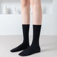 thumbnail image 3 of Dinheiro Medias altas de seda transparenteCalcetines pantorrilla negro 35cm, 3 of 5