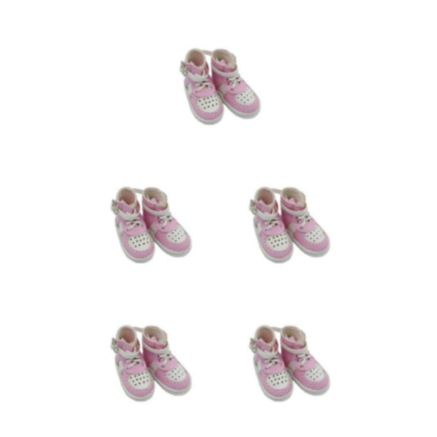 Vogacara Zapatos de muñeca para niños, diseño Simple, juguete deportivo de moda, zapato alto de cuero PU, bota de estilo informal, regalo de Type2 NO2