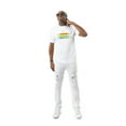 thumbnail image 3 of DemRoc Guyana Stripes of Pride White T-Shirt (SMALL-XXL), 3 of 5
