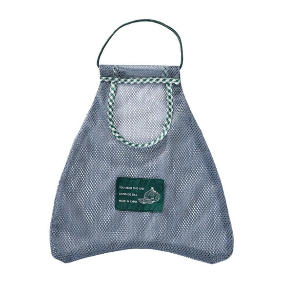Home Textile Storage Reusable Mesh Produce Bag for Hanging Pantry Organizer Washable Over-the-Door Storage Solution in Kitchen Mesh Grocery Bags