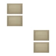 thumbnail image 3 of Wosthever De manteles individuales trenzados para , manteles individuales, posavasos, de PVC, rectangular, antideslizante, accesorios de cocina Marrón 30*45cm 2Conjunto, 3 of 6