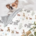 thumbnail image 3 of BOPRIO Baby Blankets for Unisex Boys Girls, Super Soft Nursery Minky Blankets with Woodland Animal Design and Dotted Fleece Backing, Printed Bed Throws Newborn Toddler Gift 30 x 40 Inch, 3 of 6