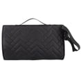 thumbnail image 4 of Fisher-Price Foldable 5 Ply Baby Diaper Changing Pad with Stroller Hook Wristlet Handle Front Zippered Pocket, Inner Mesh Velcro Closure Compartment and Inner Zipper Pocket, Black, 4 of 5