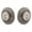 Antique Pewter, variant on Grandeur Circir_Dblcyl_238 Circulaire Solid Brass Rose Double Cylinder Deadbolt - Grey