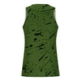 thumbnail image 4 of EchfiProm Quick Dry Shirt Men Green Sleeveless Tank Tops Graphic Prints Round Neck Sports Shirts XL, 4 of 4