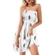 thumbnail image 3 of WILLBEST Vestidos Floreados para Mujer Vestido de Verano de Moda para Mujer Vestido Playero Bohemio sin Tirantes con Hombros Descubiertos Floral Extra Grande, 3 of 3