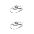 thumbnail image 2 of Tholdsy Inicio DC5V 12V 24V Controlador WiFi inalámbrico RGB/RGBW IR RF RGB/RGBW IR RF Controlador LED Mini RGBW Bluetooth 2piezas, 2 of 6