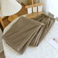 thumbnail image 4 of Nafuu Ladies Winter Thermal Underwear Pants Solid Color Heavy Dutys Cozy Coral Wear For Cold Weather Leisure Home‌ Long Johns, 4 of 4