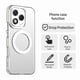 thumbnail image 5 of For Honor 400 Lite 5G Case Compatible with MagSafe Anti Drop Hybrid Phone Back Cover White, 5 of 5