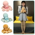 thumbnail image 3 of Kid Lovely Simulation Octopus Stuffed Doll Soft Plush Toy Home Decor Girl Gift, 3 of 11