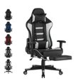 thumbnail image 3 of Posh Living Mari Faux Leather Game Chair Grey, 3 of 9
