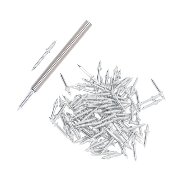Clavo Para Zócalo, Clavos Sin Costura, Instalación Simple, Galvanizado Duro, Juego De 101 Piezas, Prevención De óxido Para Armario
