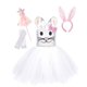 thumbnail image 1 of Lovely Baby Easter Tutu Dress Girls Cosplay White Rabbit Bunny Tulle Dress con Pink Ears Hairbow Kids Birthday Party CostumeL (6-7T) Gao Jinjia LED, 1 of 2