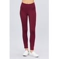 thumbnail image 1 of Saronite Basics Full Length Ponte Pants, Fire Brick (Women's), 1 of 4
