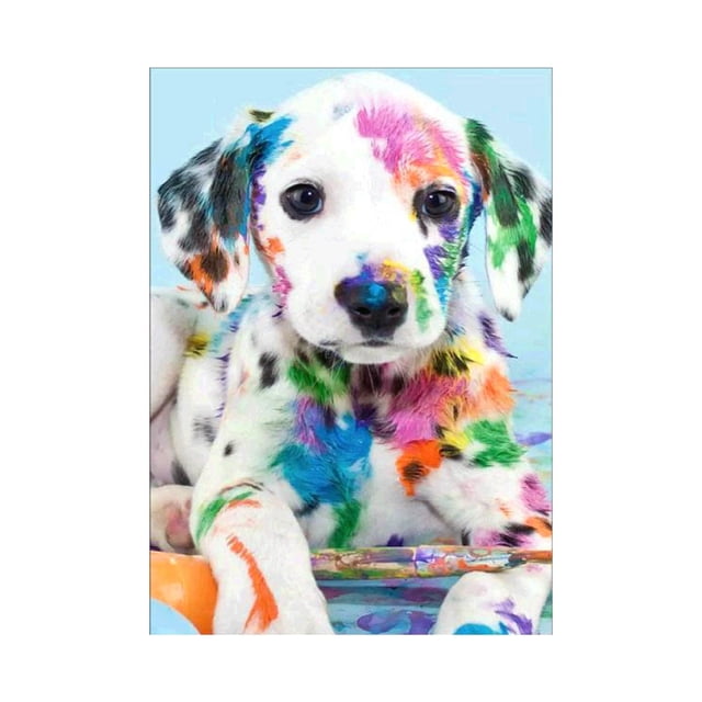 DIY 5D Diamond Painting Kit Cute Animal Pattern Full Drill Diamond Painting Acrylic Rhinestone Mosaic
