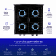 thumbnail image 5 of Estufa Parrilla de Gabinete de Gas de 4 Quemadores Garell Negro Onix, 5 of 8