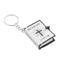 thumbnail image 4 of WORGEOUS 12pcs mini libros llavero biblia llavero miniatura llave de llave de la biblia real llave de bolsillo colgante de la fiesta de la fiesta de la iglesia favores de la iglesia, 4 of 9