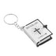 thumbnail image 4 of WORGEOUS 12pcs mini libros llavero biblia llavero miniatura llave de llave de la biblia real llave de bolsillo colgante de la fiesta de la fiesta de la iglesia favores de la iglesia, 4 of 9