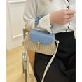 thumbnail image 2 of Straw Crossbody Bag for Women Hand Woven Shoulder Bag Leather Top Handle Small Boho Purse Rattan Beach Handbags, 2 of 7