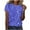 Blue, variant on fatyb Womens Fashion T-Shirts Sparkly Print Short Sleeve Graphic Tees Tops Casual Round Neck Tshirts