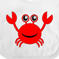 thumbnail image 4 of Inktastic Cute Red Crab Boys or Girls Baby Bib, 4 of 4