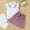 Purple, variant on Zecgelong Summer New Sleeveless Lapel Button Button Embroidered Top Solid Color Bow Skirt Fashion Girls Set Girls Summer Sets Age 4-5 Years