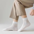 thumbnail image 5 of Wowstyle 5 Pairs Men's Cotton Athletic Socks Thin Mid Tube Mesh Ankle Socks Size 10-13, 5 of 7