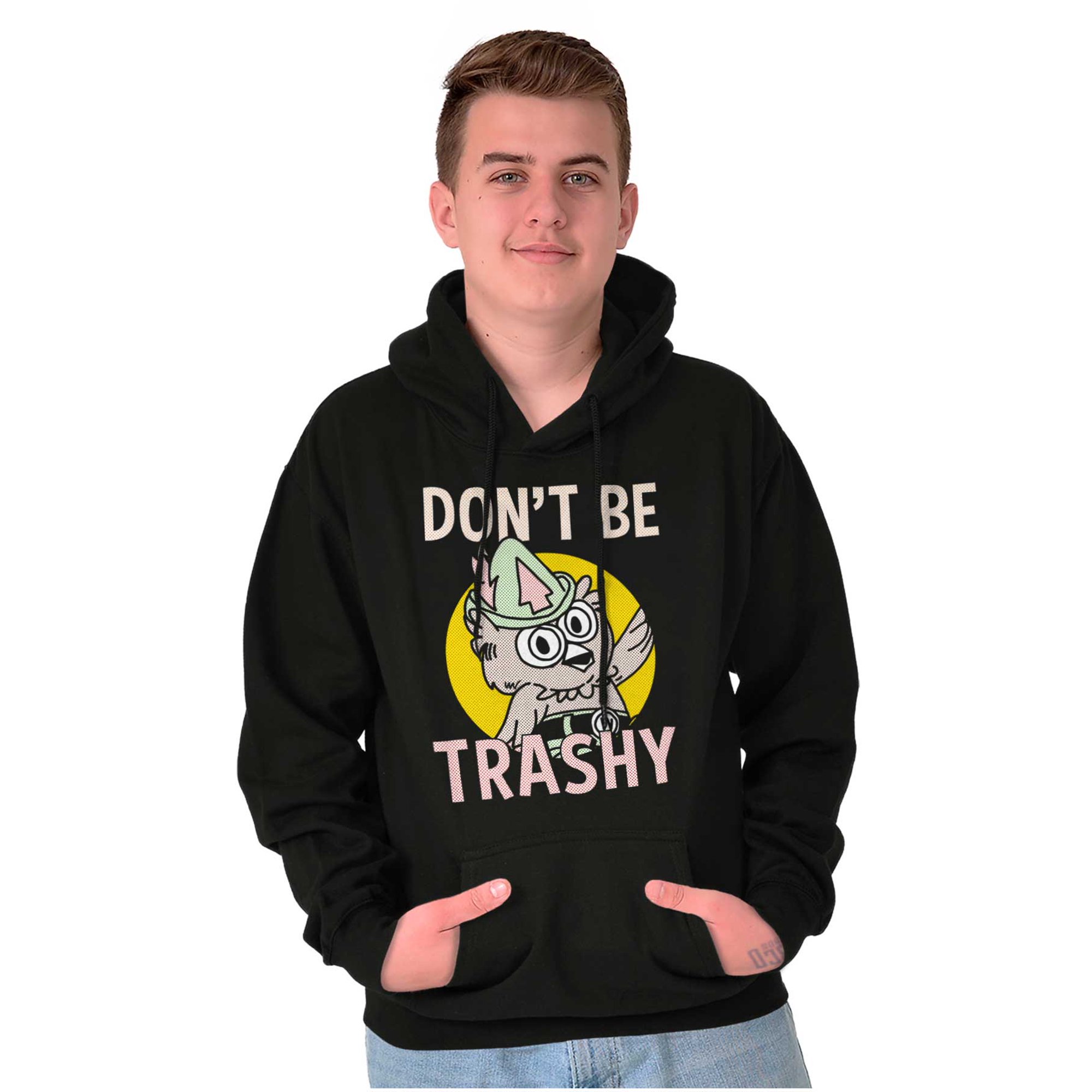 Woodsy Owl Don't Litter Retro Cartoon Hoodie Sweatshirt Women Men Brisco  Brands S - Walmart.com