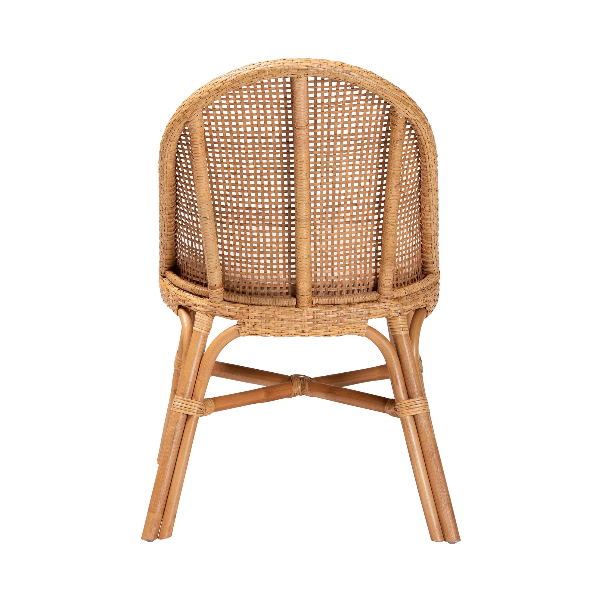 bali & pari Daniela Boho Dining Chair, Light Honey