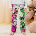 thumbnail image 2 of Splatoon Pajama Pants Sleep Pants Soft Elastic Waist PJ Bottoms Lounge Pants, 2 of 7