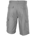 thumbnail image 2 of Men's Casual Twill Cargo Shorts with Belt, 2 of 4