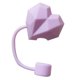 thumbnail image 1 of Tapón de silicona multifacético con forma de corazón para pajita, reutilizable, a prueba de fugas y polvo. Se adapta a pajitas de 10 mm para botellas de agua y vasos., 1 of 8