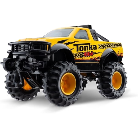 Tonka Steel Classics Mighty Dump Truck - Made with Steel & Sturdy Plastic, Yellow Toy Construction Truck, Boys and Girls, Kids, Toddlers, Ages 3+
