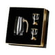 thumbnail image 2 of Juegos de jarras de cristal con vertedor, dispensador de cristal resistente, para regalo de lujo para el hogar 2 copas de hojas de oro, 2 of 9