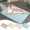 thumbnail image 1 of Ganfancp Summer Pet Ice Silk Mat Cats Bed Sofa Mat Summer Dog Cool Mat Cool Mat Tamaño 27.55X19.68 In Ofertas Del Día 1* Alfombrilla para Mascotas, 1 of 5