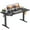 Black 63", variant on edx Electric Standing Desk & Computer Office Chair Set, 48 x 24 Inches Height Adjustable Desk & Desk Chair, Ergonomic Stand up Desk with Memory Preset for Home Office