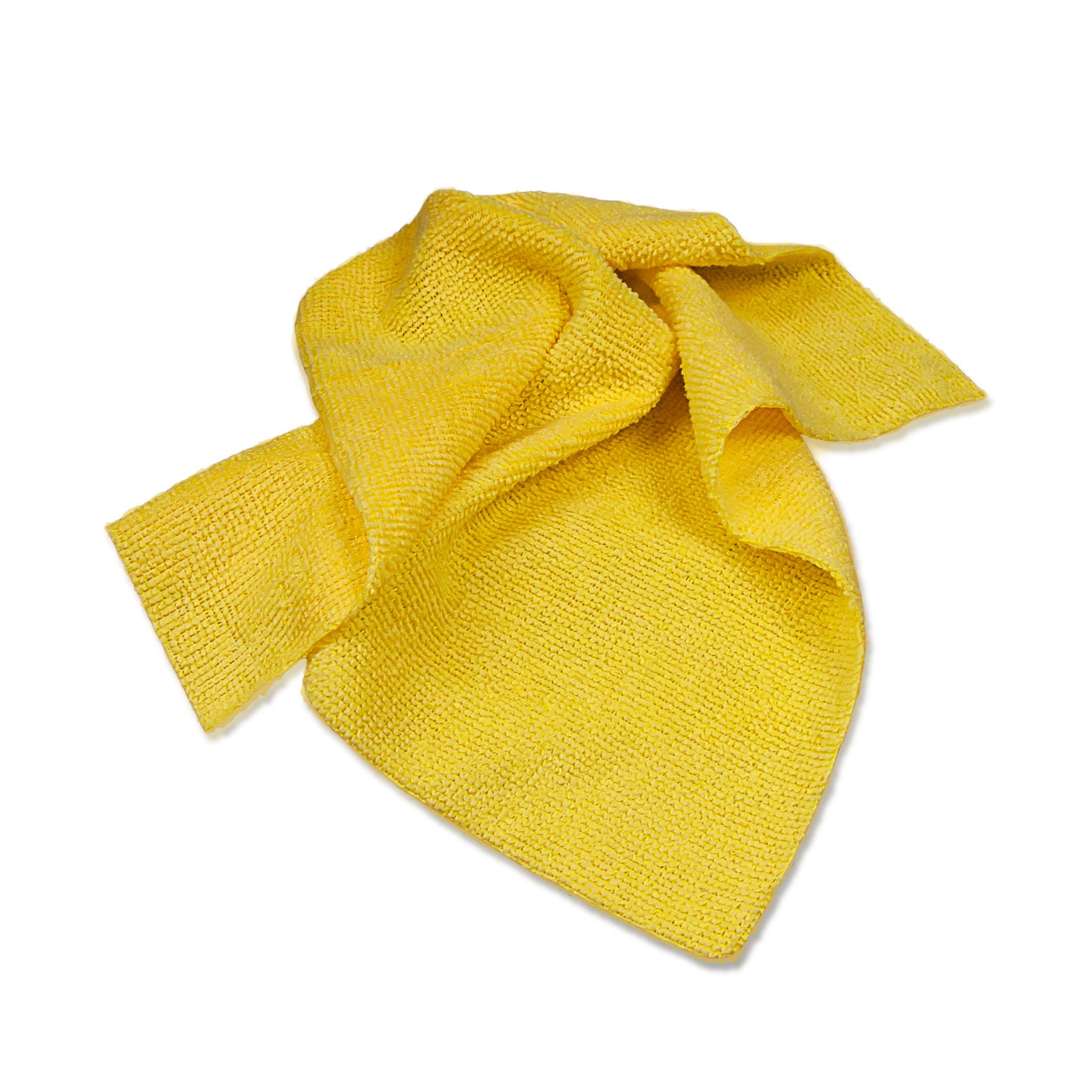 Eurow Microfiber Wipe and Clean Cloths 12" x 12" with Dispenser Box 50 Pack, Yellow