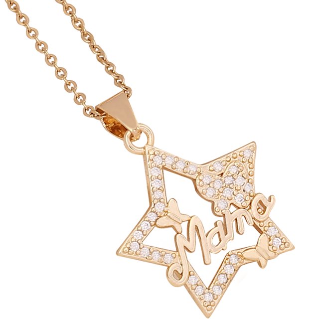 Women Pendant Necklace Decorative - Rhinestone Choker Necklace for Mother's Day